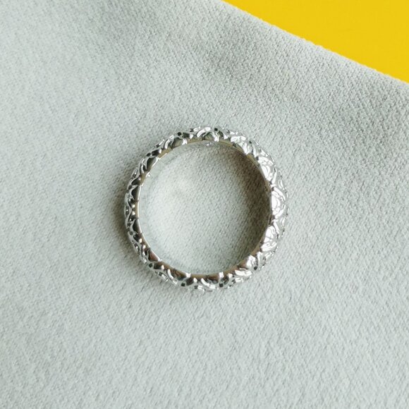 Kendra Scott Harper Silver Band Ring Size 7 #7 - Picture 3 of 4